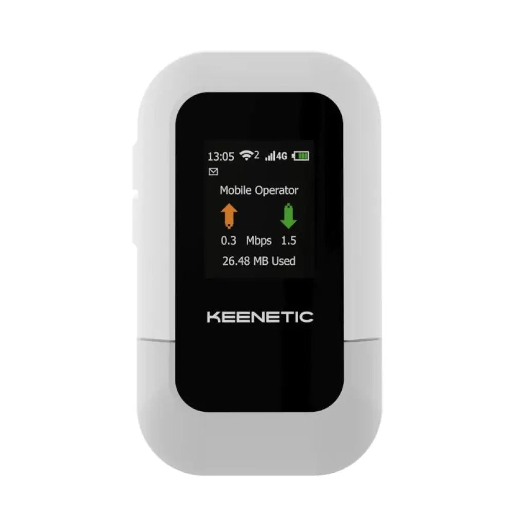 Router inalámbrico KEENETIC Roamer 4G WiFi6 AX230, dispositivo móvil con conectividad rápida y señal estable.