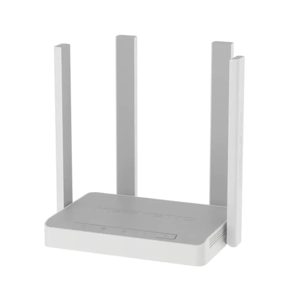 Router inalámbrico Keenetic Runner 4G WiFi 4 N300 con 4 puertos de 100Mb, diseño compacto y conectividad rápida.