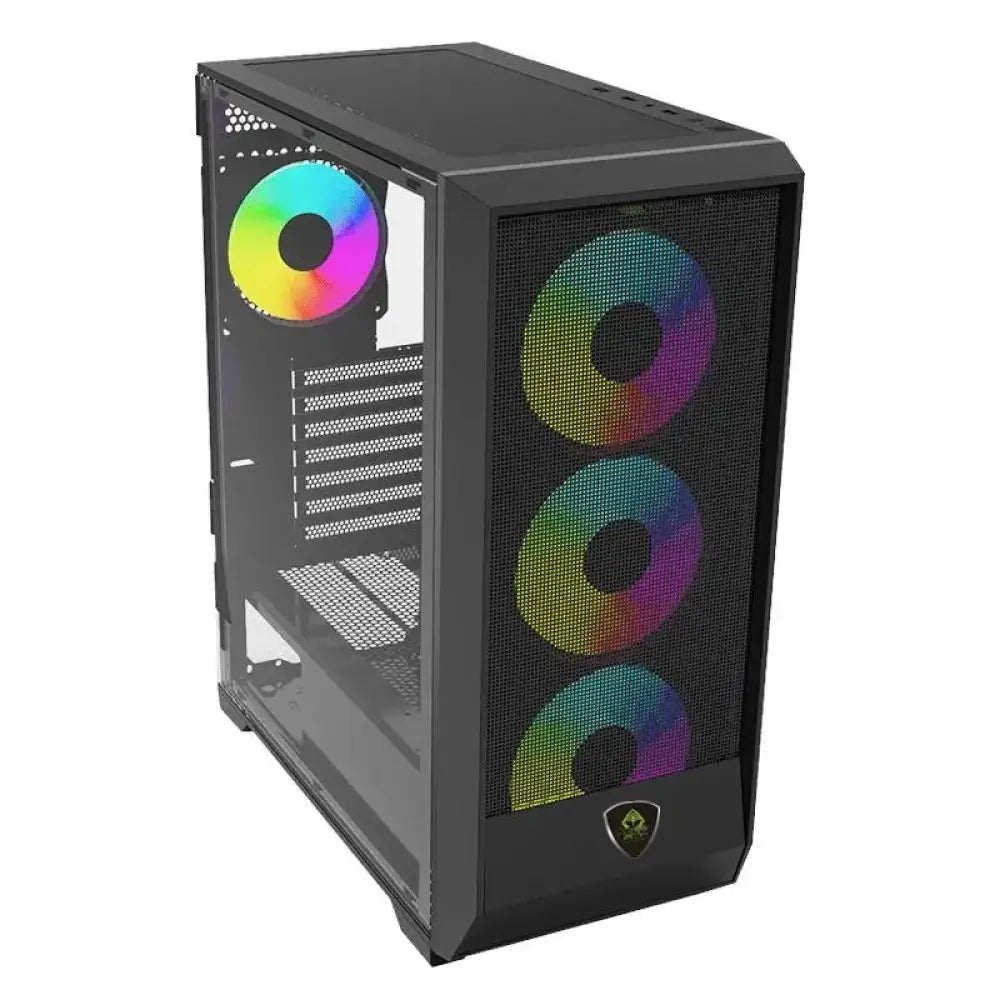 Keep Out Caja Atx XC-501 Mesh Black Usb3.0+type c - detalle
