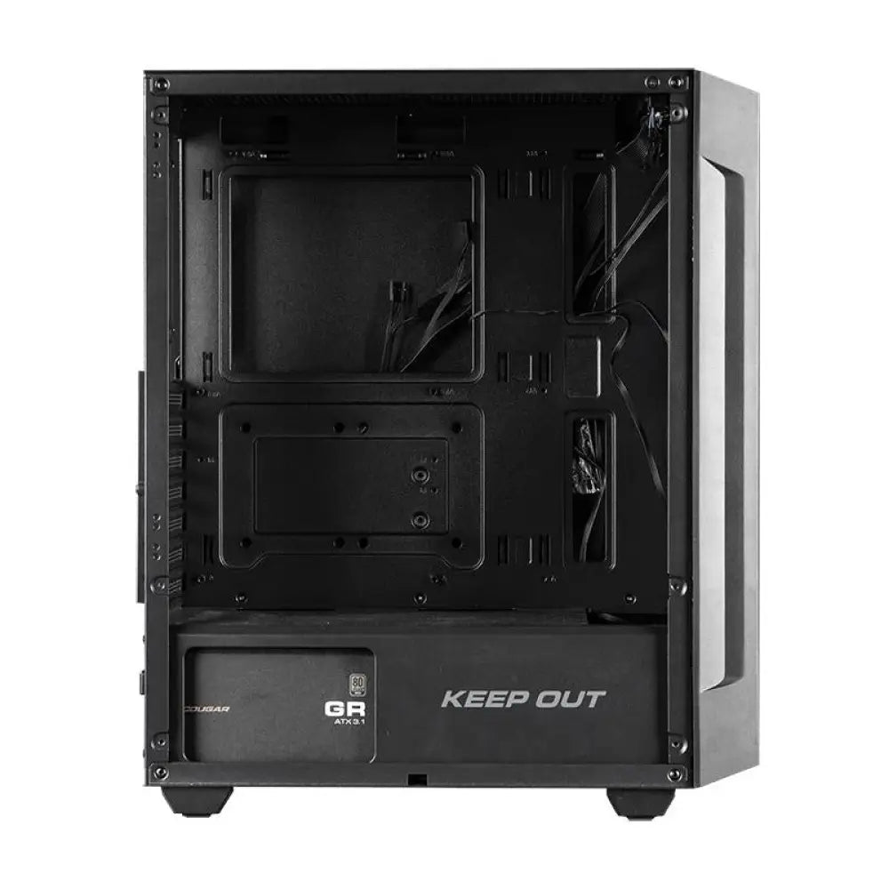 Keep Out Caja M-Atx KO XC-200 RGB USB3 Black Glass - detalle