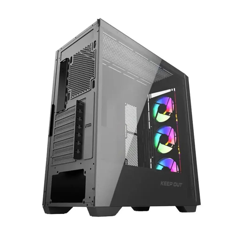 Keep Out Caja M-Atx KO XC-500 ARGB USB3 BlackGlass - detalle