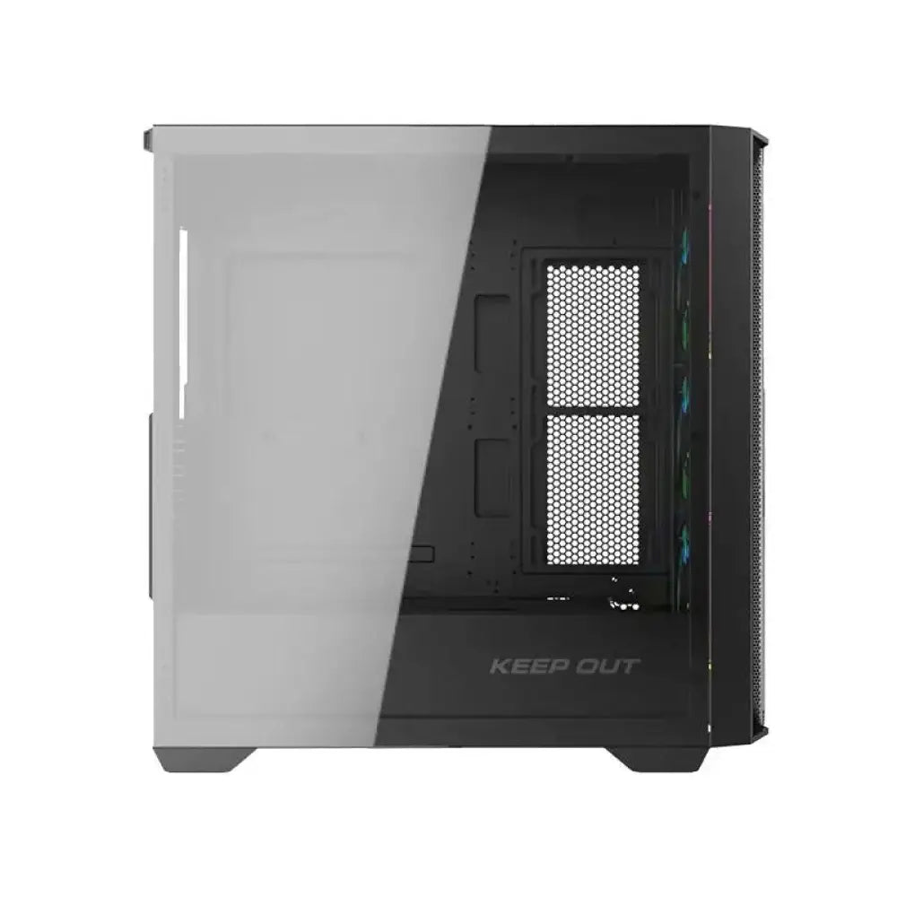 Keep Out Caja M-Atx KO XC-500 ARGB USB3 BlackGlass - detalle