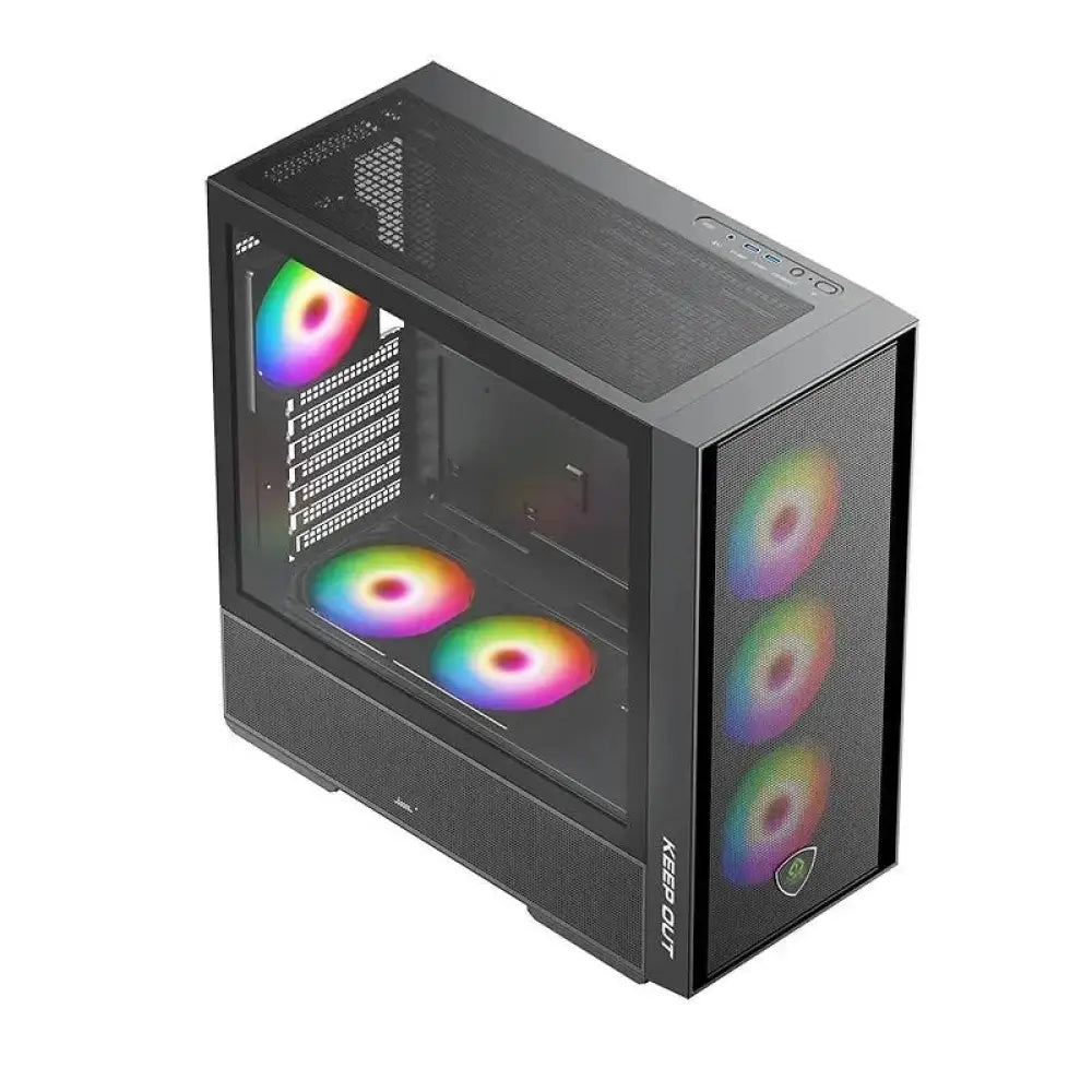 Keep Out Caja M-Atx KO XC-805 MESH ARGB USB3 Black - detalle