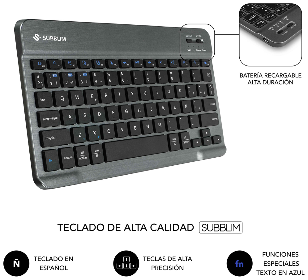 KEYTAB PRO BT LENOVO TAB PLUS 2025 - detalle