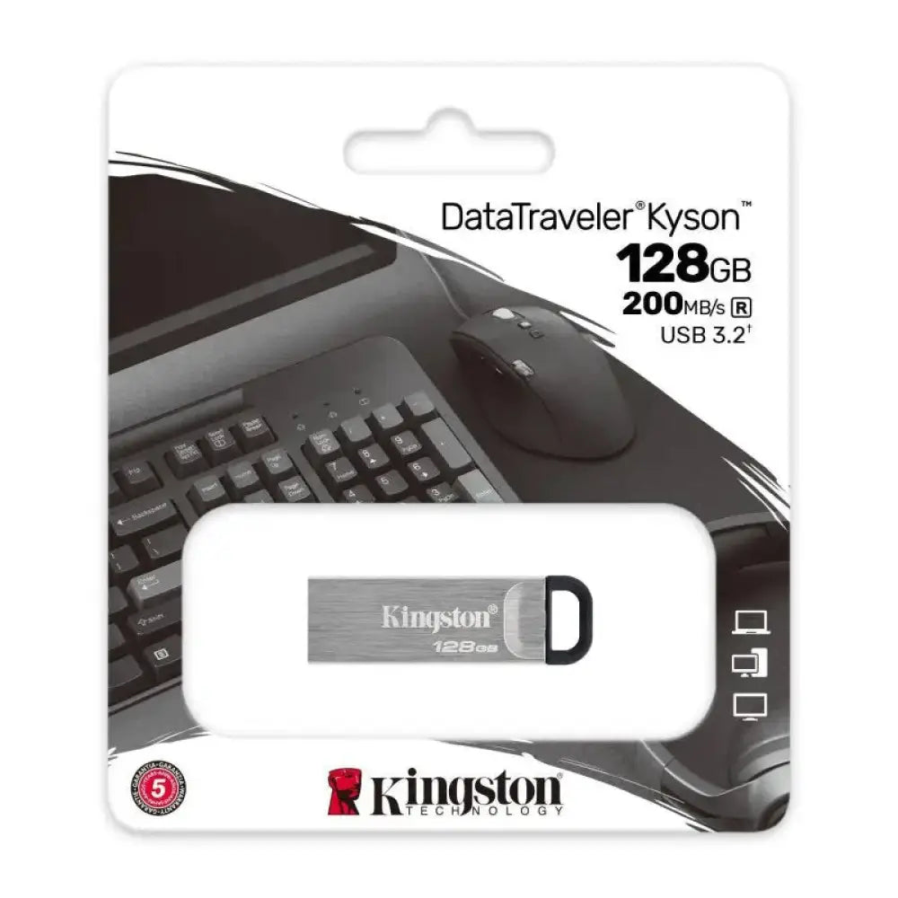 Kingston DataTraveler DTKN 128GB USB 3.2 Gen1 Plat - detalle