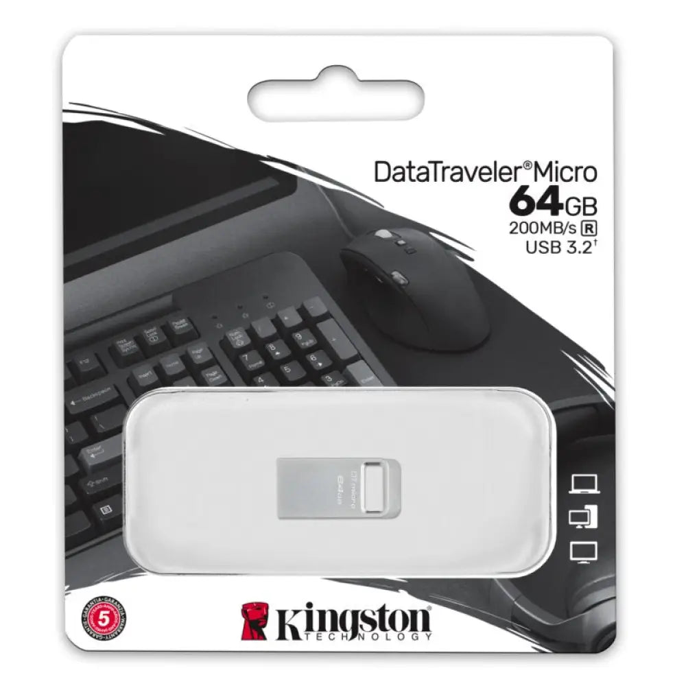 Kingston DataTraveler DTMC3G2 64GB Metal USB3.2 - detalle