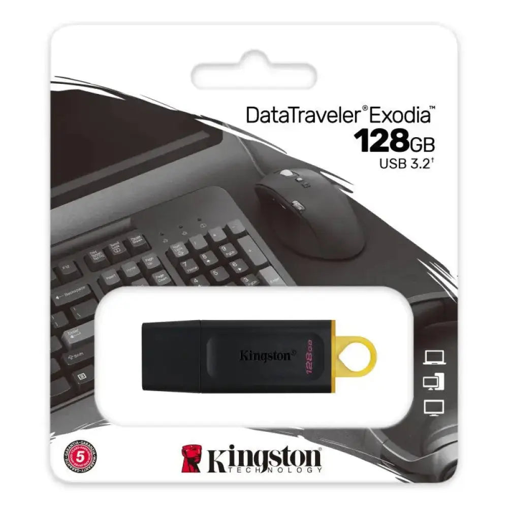 Kingston DataTraveler DTX 128GB USB 3.2 Gen1 Negro - detalle