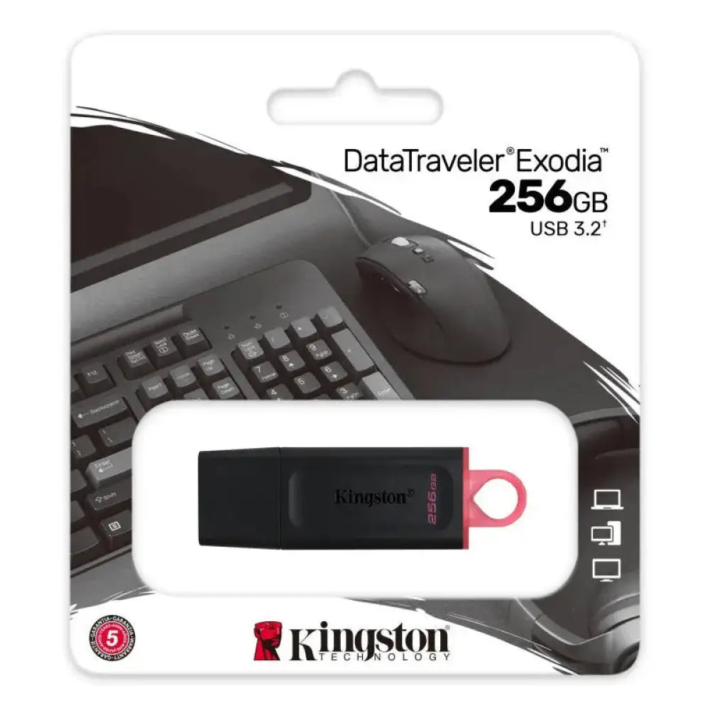Kingston DataTraveler DTX 256GB USB 3.2 Gen1 Negro - detalle