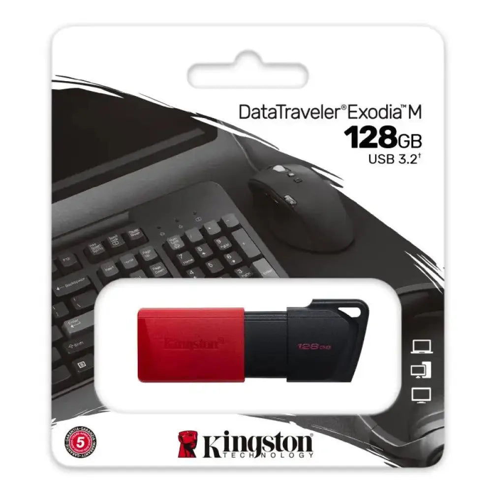Kingston DataTraveler DTXM 128GB USB 3.2 Gen1 Rojo - detalle