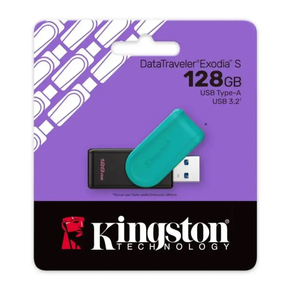 Kingston DataTraveler Exodia S 128GB USB 3.2 Gen 1 - detalle