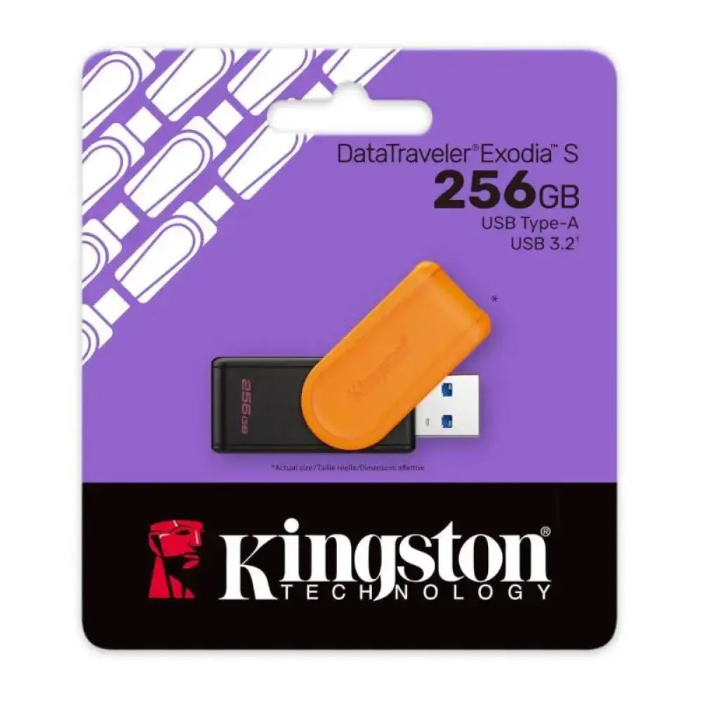 Kingston DataTraveler Exodia S 256GB USB 3.2 Gen 1 - detalle