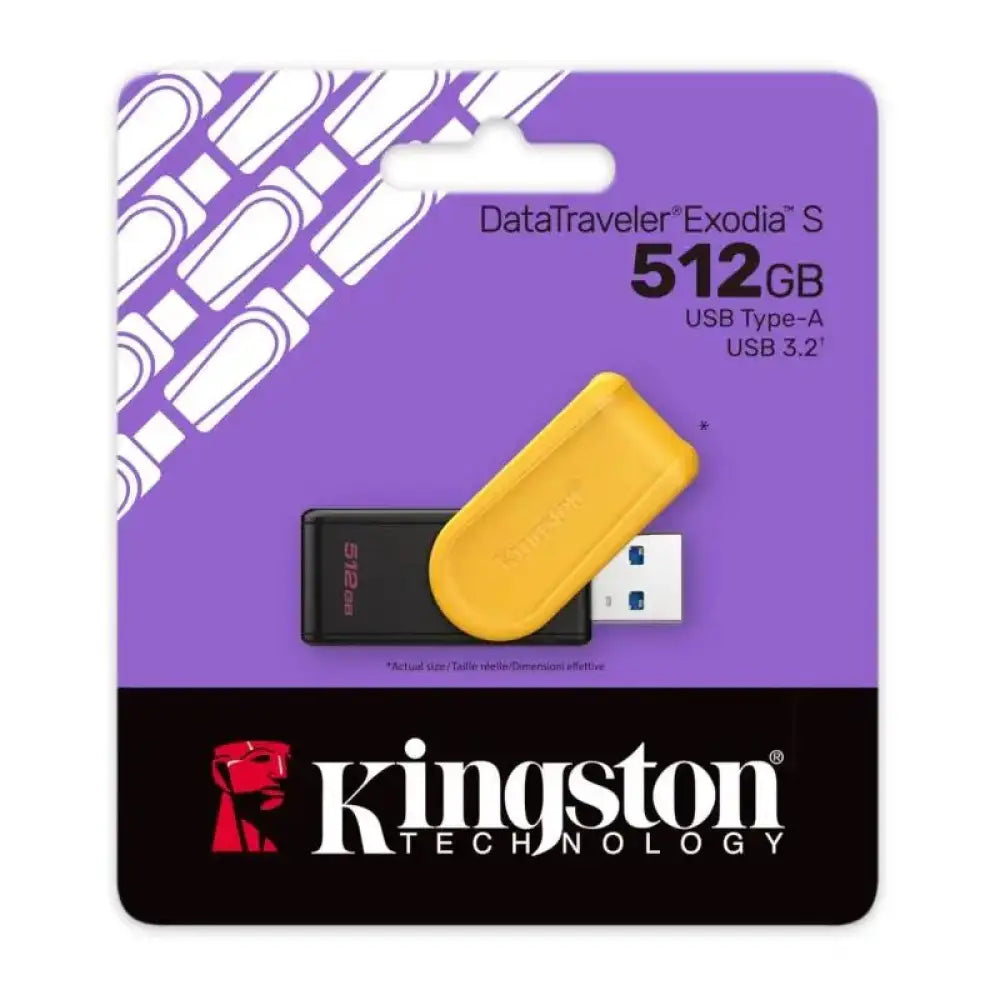 Kingston DataTraveler Exodia S 512GB USB 3.2 Gen 1 - detalle