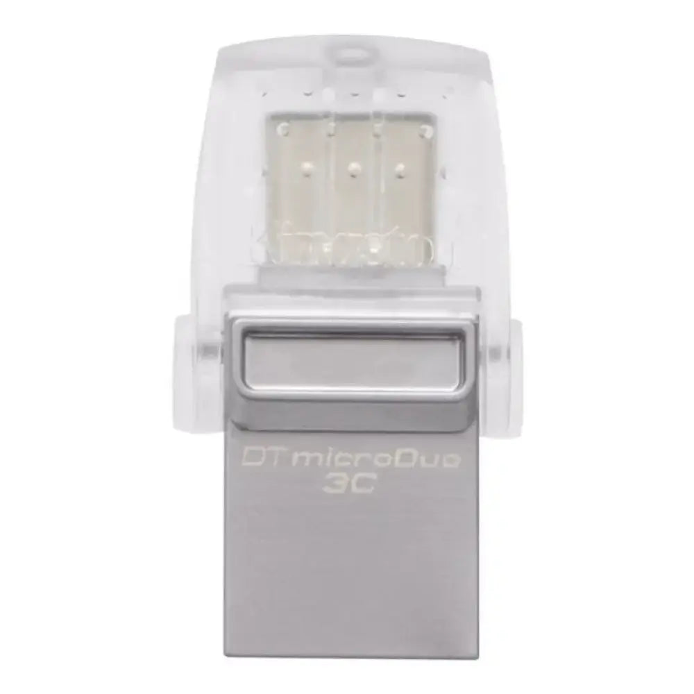 Pendrive Kingston DataTraveler MicroDuo 3C de 64GB con USB 3.2, compacto y portátil para almacenamiento rápido.