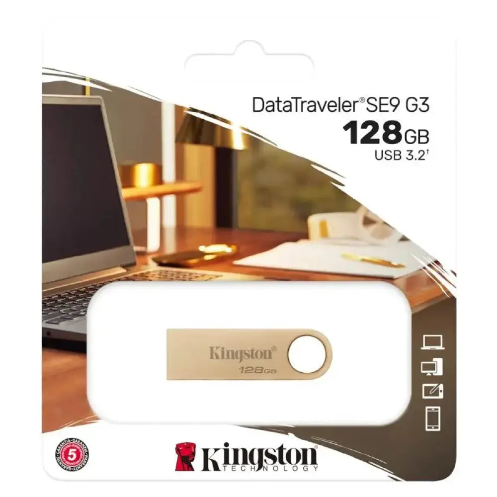 Kingston DataTraveler SE9 G3 128GB USB 3.2 Gen1 - detalle