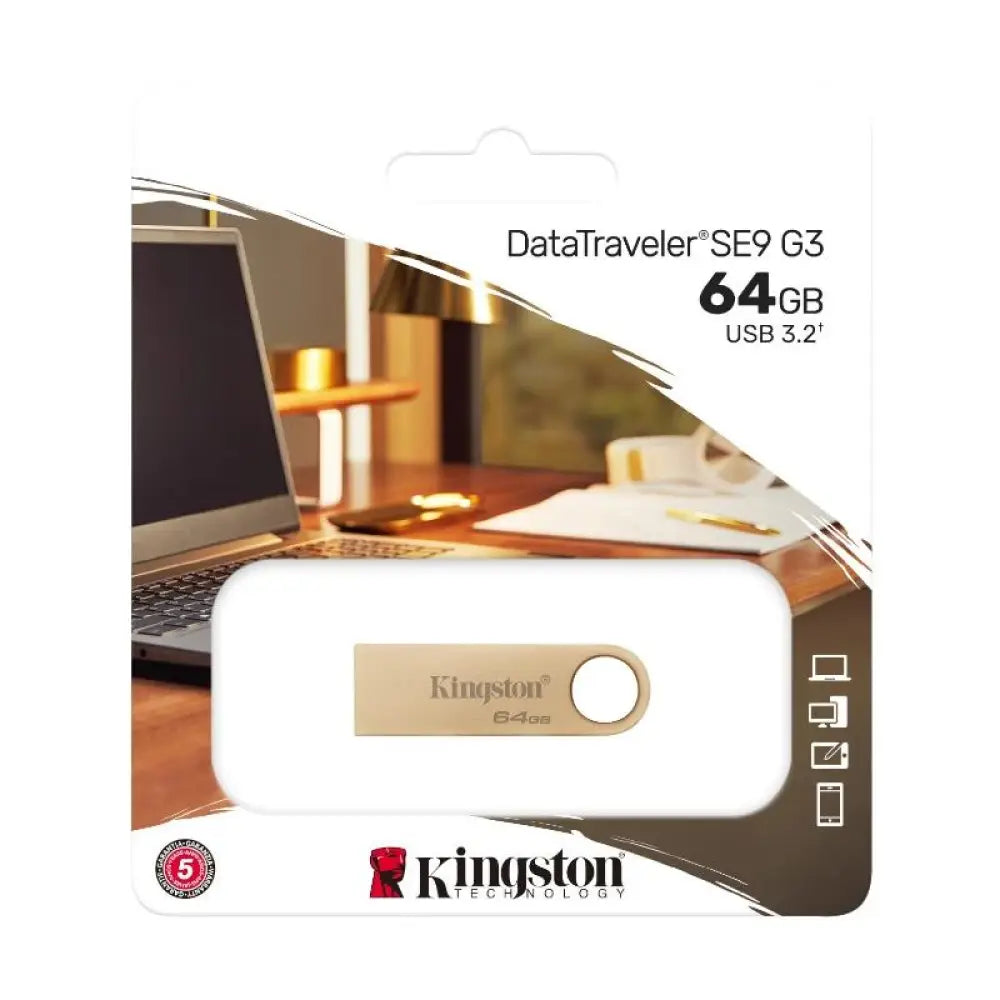 Kingston DataTraveler SE9 G3 64GB USB 3.2 Gen1 - detalle