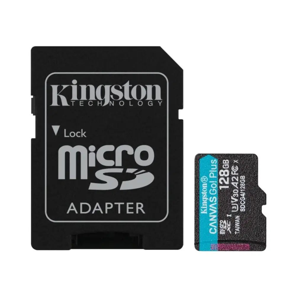 Kingston microSD Canvas Go! Plus 4 128GB 200 MB-s - detalle