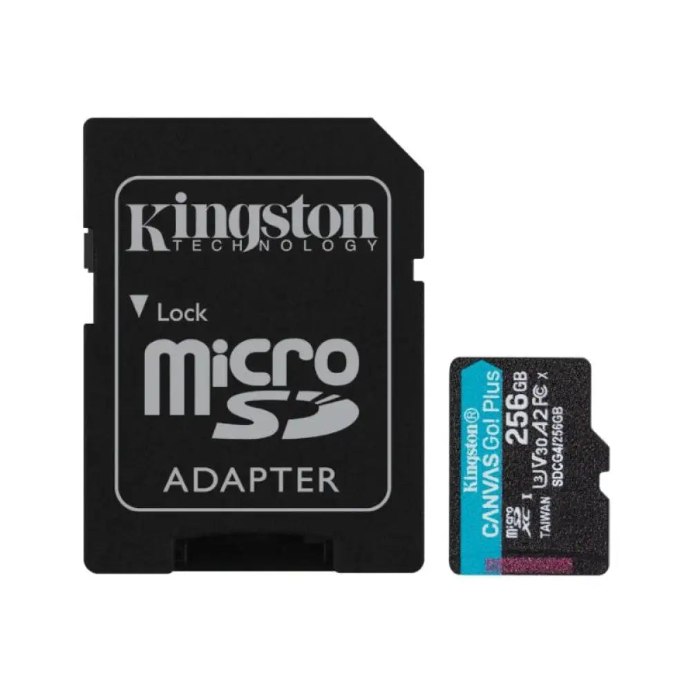 Kingston microSD Canvas Go! Plus 4 256GB 200 MB-s - detalle