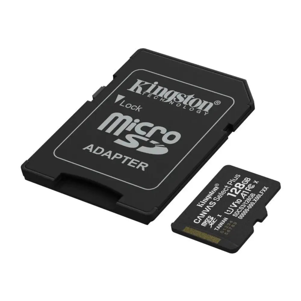 Kingston SDCS3/128GB microSD XC Gen3 150MB/s A1 - detalle