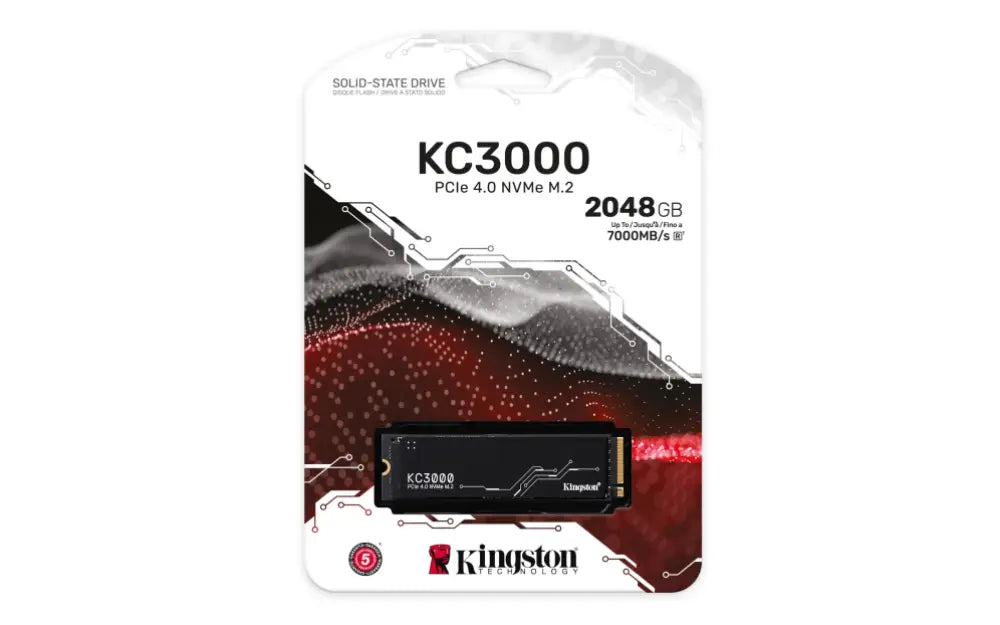 Kingston Technology 2048G KC3000 M.2 2280 NVMe SSD - detalle
