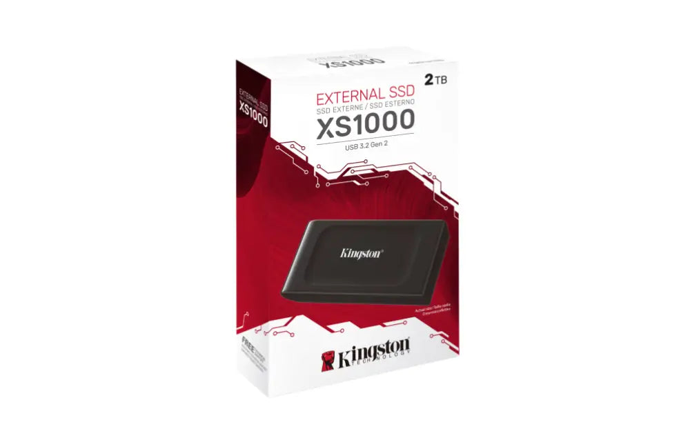 Kingston Technology 2TB SSD externo XS1000 USB 3.2 Gen 2 - detalle