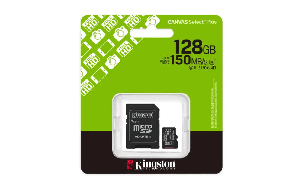 Kingston Technology Canvas Select Plus Gen3 UHS-I Clase 10 - detalle
