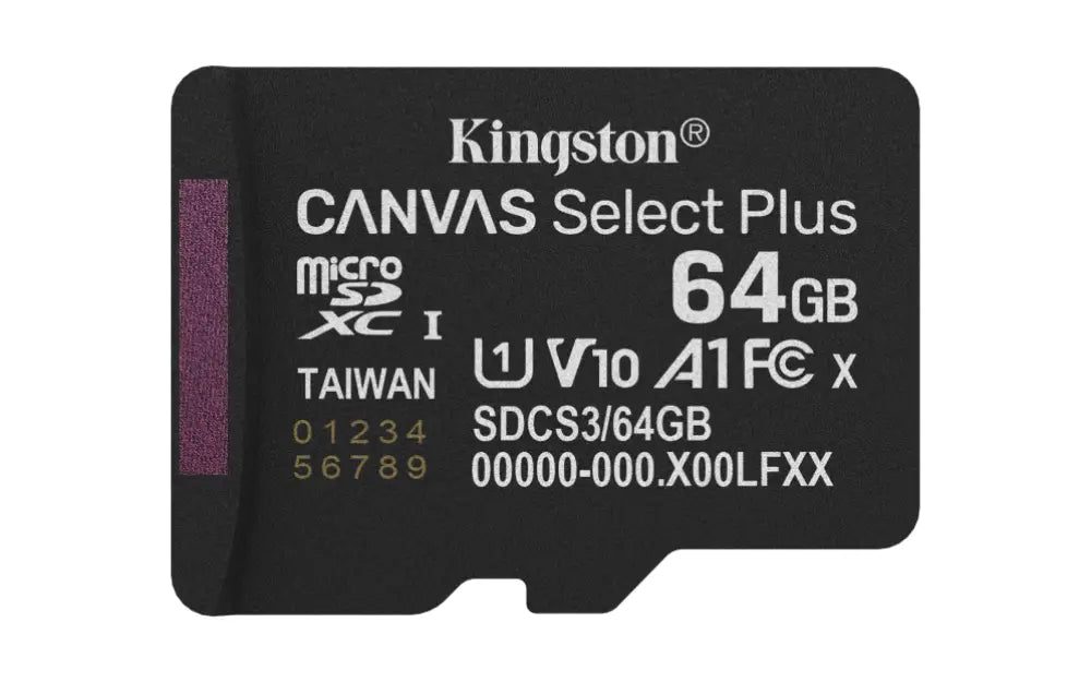 Kingston Technology Canvas Select Plus Gen3 UHS-I Clase 10 - detalle