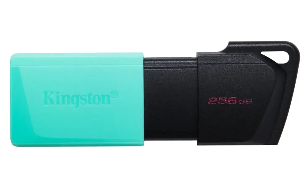 Kingston Technology DataTraveler 256GB USB3.2 Gen1 Exodia M (Negro + Turquesa) - detalle