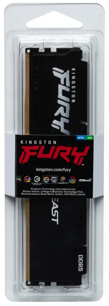 Kingston Technology FURY Beast 16GB 5200MT/s DDR5 CL40 DIMM Black - detalle