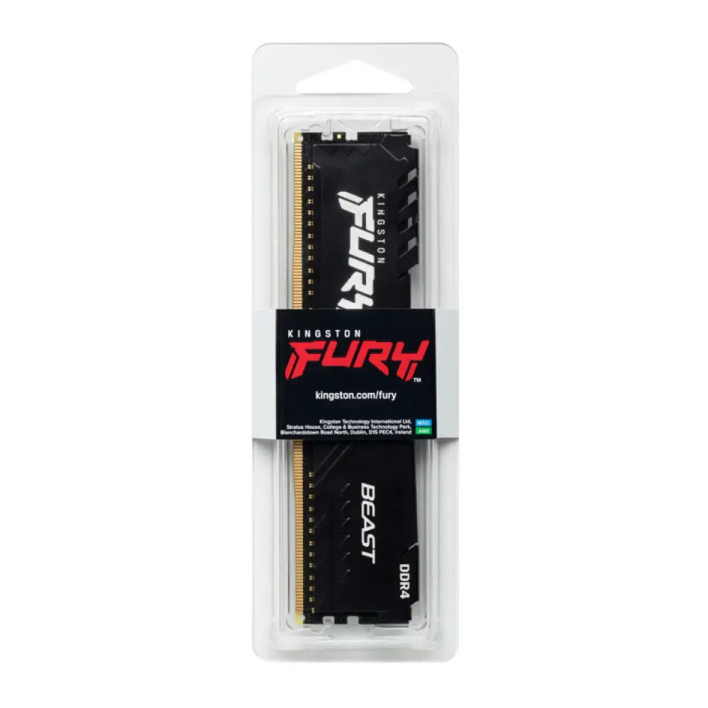 Kingston Technology FURY Beast 8GB 3200MT/s DDR4 CL16 DIMM Black - detalle