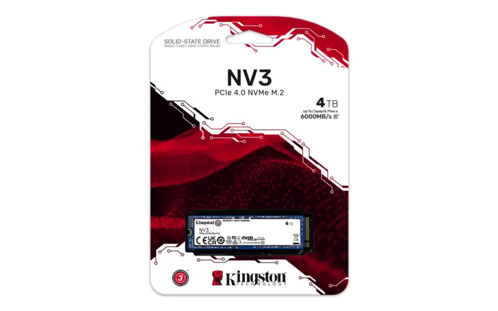 Kingston Technology NV3 4 TB PCI Express 4.0 3D NAND - detalle