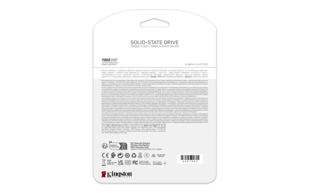 Kingston Technology NV3 4 TB PCI Express 4.0 3D NAND - detalle