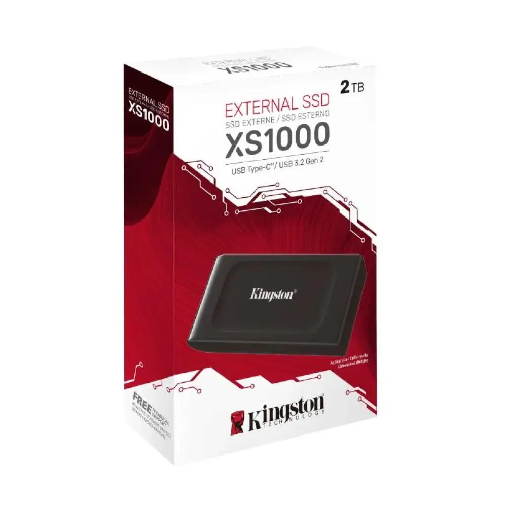 Kingston XS1000 Portable SSD 2Tb USB 3.2 tipo-C - detalle