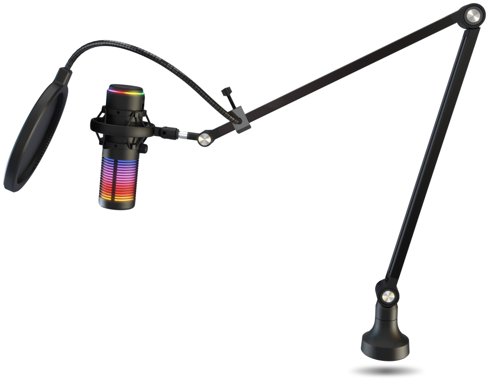 KIT MICROFONO STREAMING KROM KAZE PRO RGB - detalle