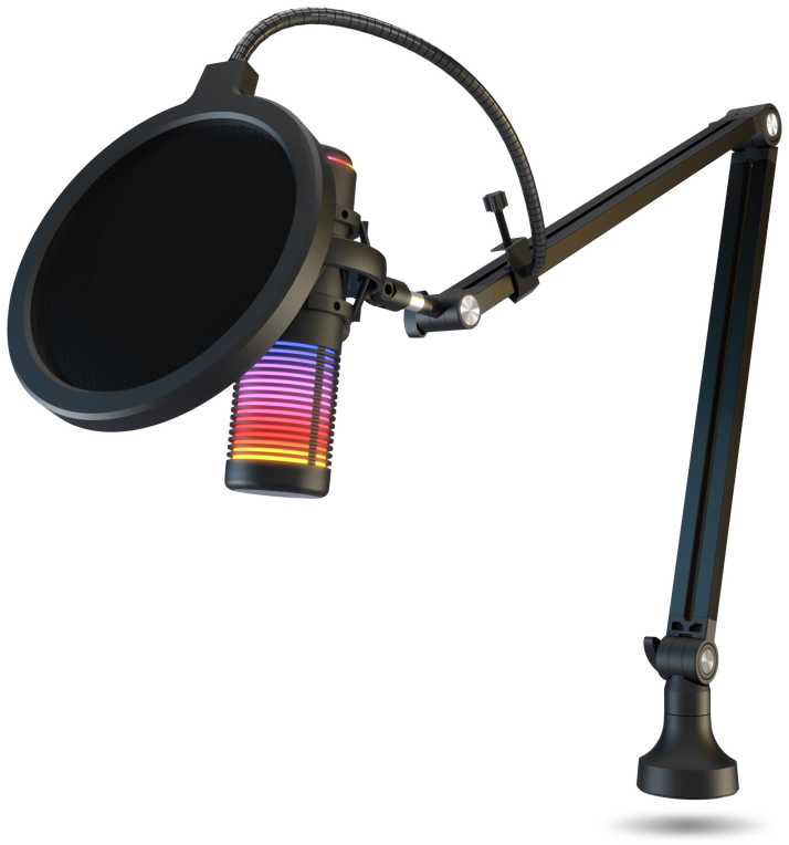 KIT MICROFONO STREAMING KROM KAZE PRO RGB - detalle