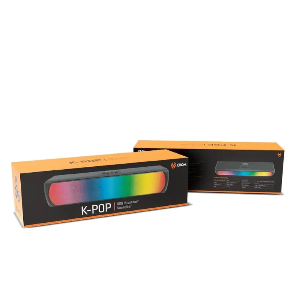 KROM Barra de Sonido K-POP Bluetooth RGB - detalle