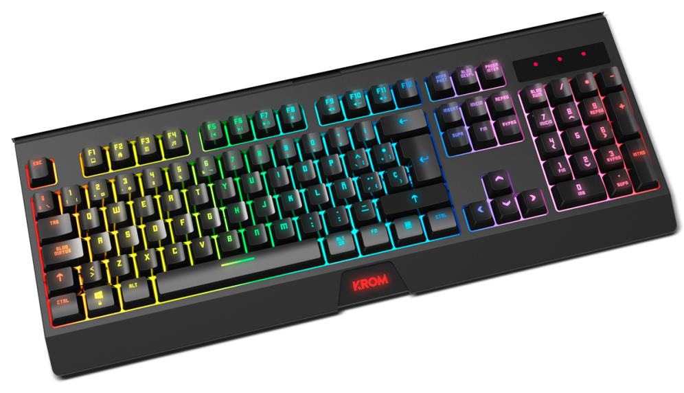 KROM KABALA Kit Teclado y Ratón Wireless RGB SP - detalle