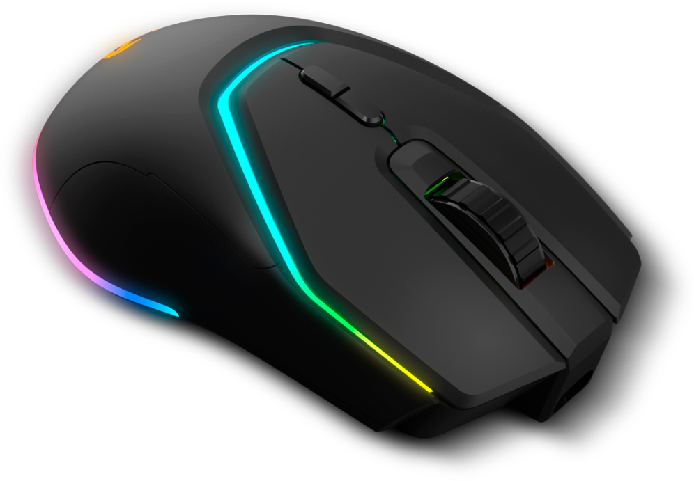KROM KABALA Kit Teclado y Ratón Wireless RGB SP - detalle