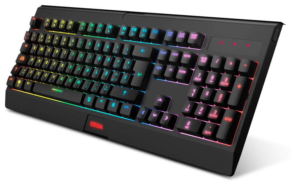 KROM KABALA Kit Teclado y Ratón Wireless RGB SP - detalle
