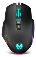 Krom Keos ratón Juego mano derecha USB tipo A Óptico 6400 DPI