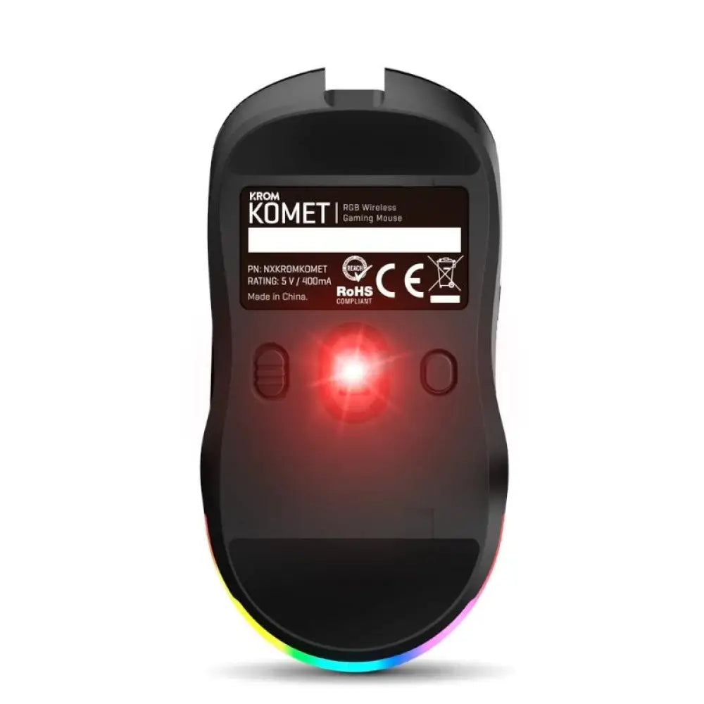 Krom Komet Raton inalambrico Rgb - detalle