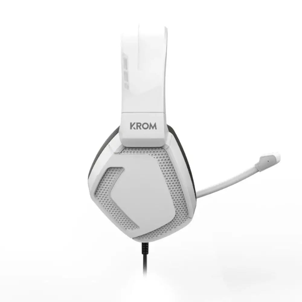 KROM KOPA PRO | AURICULAR GAMING STEREO BLANCO - detalle