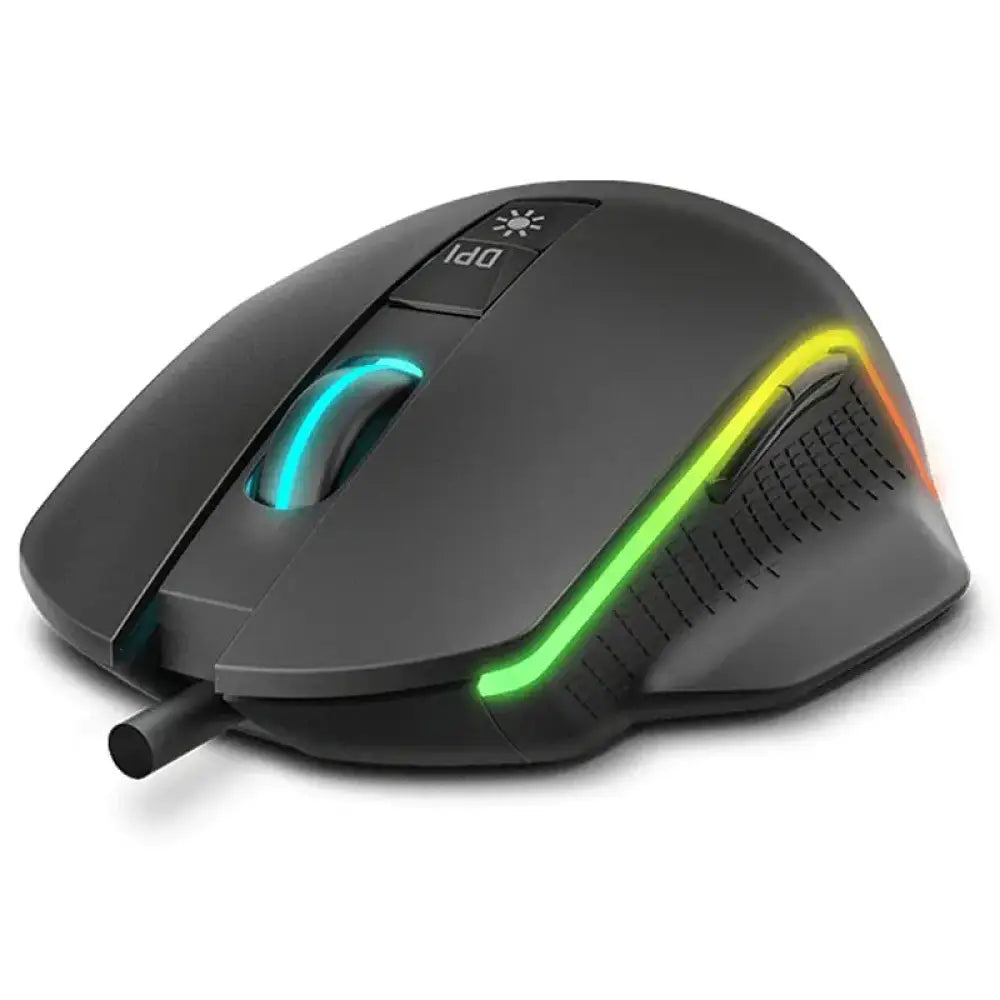 Krom Raton Gaming Keos RGB rainbow - detalle