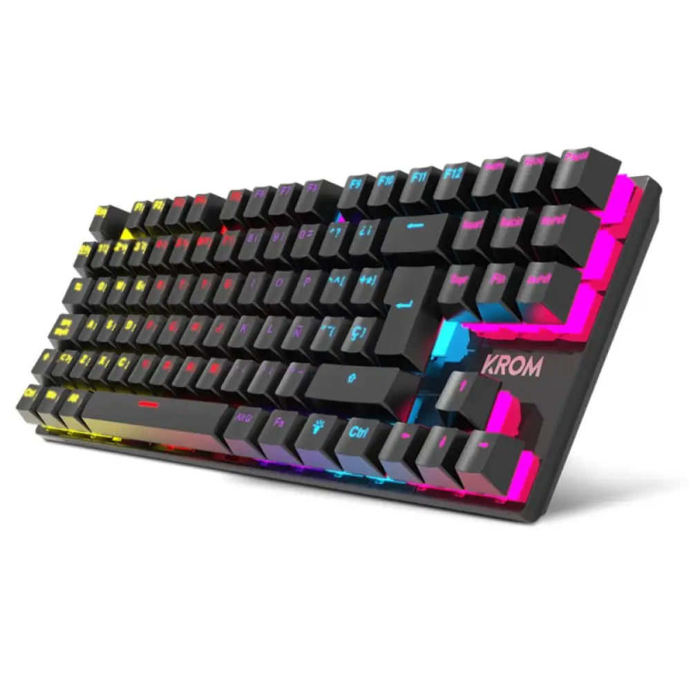 KROM Teclado Gaming NXKROMKASICTKL  TKL RAINBOW - detalle