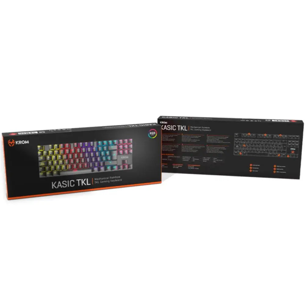 KROM Teclado Gaming NXKROMKASICTKL  TKL RAINBOW - detalle