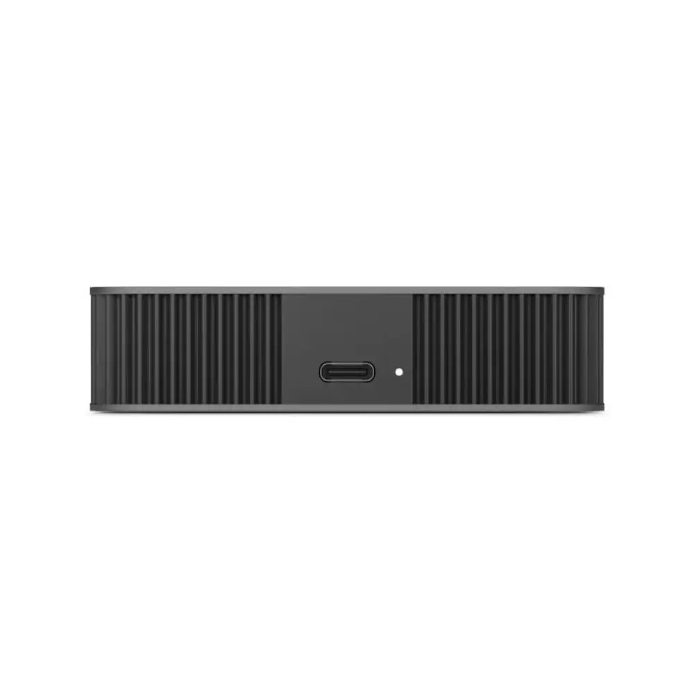 Disco externo Lacie Mobile Drive Secure de 4TB en color gris, 2.5 pulgadas con conexión USB-C.