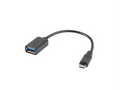 Lanberg AD-OTG-UM-01 cable USB USB 2.0 0.15 m Micro-USB A USB A Negro