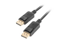 Lanberg CA-DPDP-10CC-0005-BK cable DisplayPort 0.5 m Negro