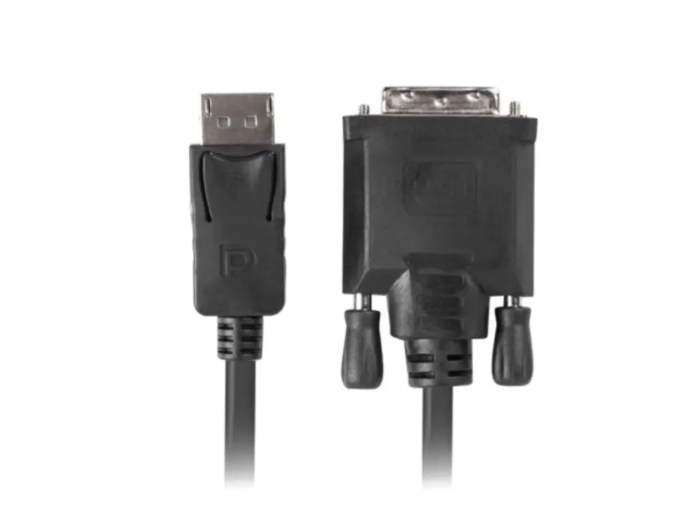 Lanberg CA-DPDV-10CU-0018-BK adaptador de cable de vídeo 1.8 m DisplayPort DVI-D Negro