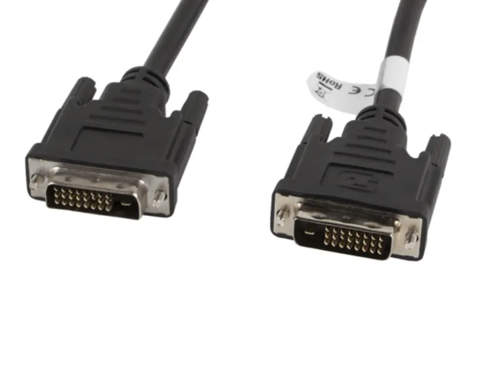 Lanberg CA-DVID-10CC-0018-BK cable DVI 1.8 m DVI-D Negro