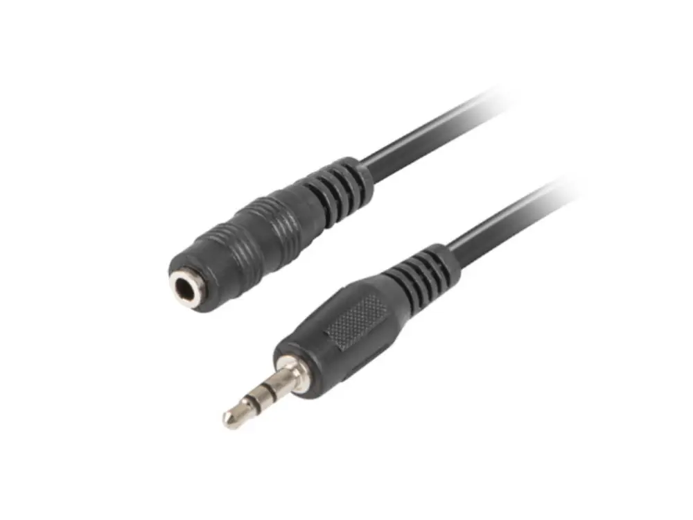 Lanberg CA-MJFJ-10CC-0015-BK cable de audio 1.5 m 3.5mm Negro